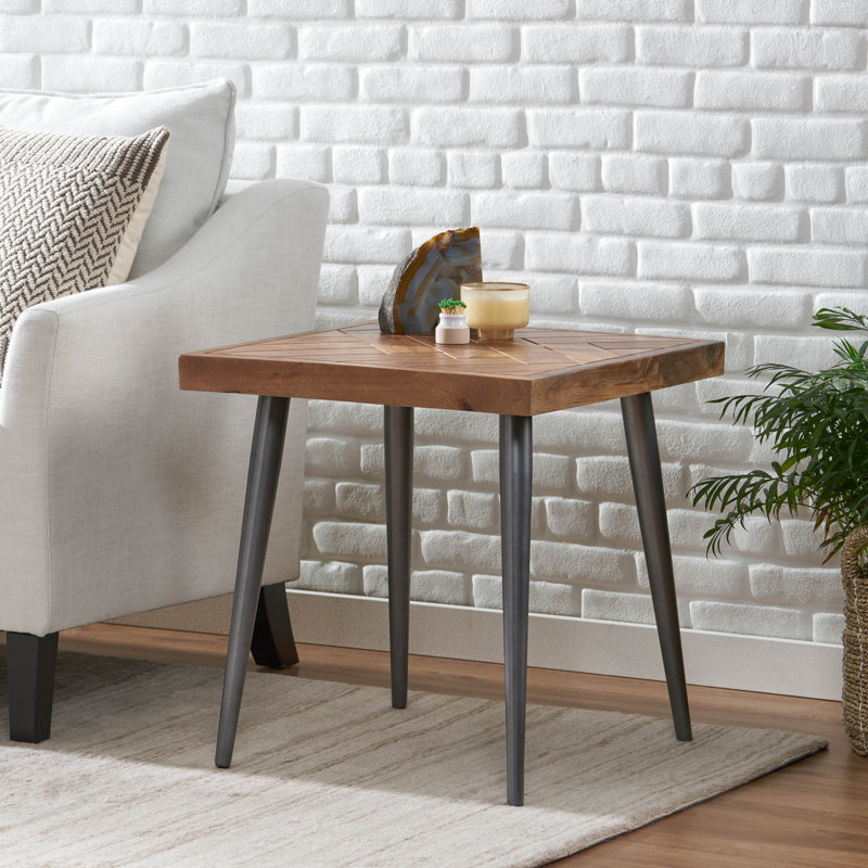 Union rustic end table discount